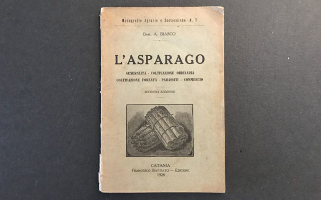 L’asparago - Dott. A. Biasco, Francesco Battiato